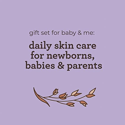 Gift set for baby and me: daily skin care for newborns, babies and parents.