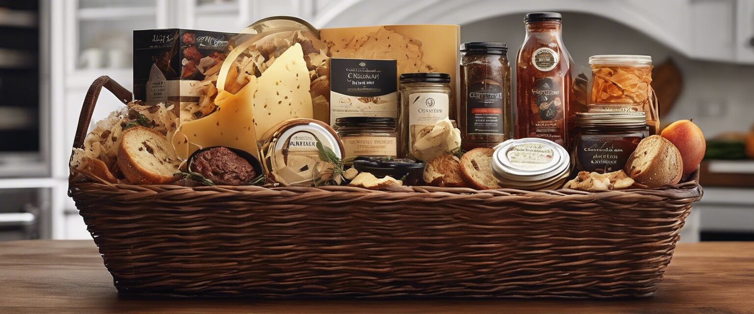 Gourmet gift baskets for food lovers