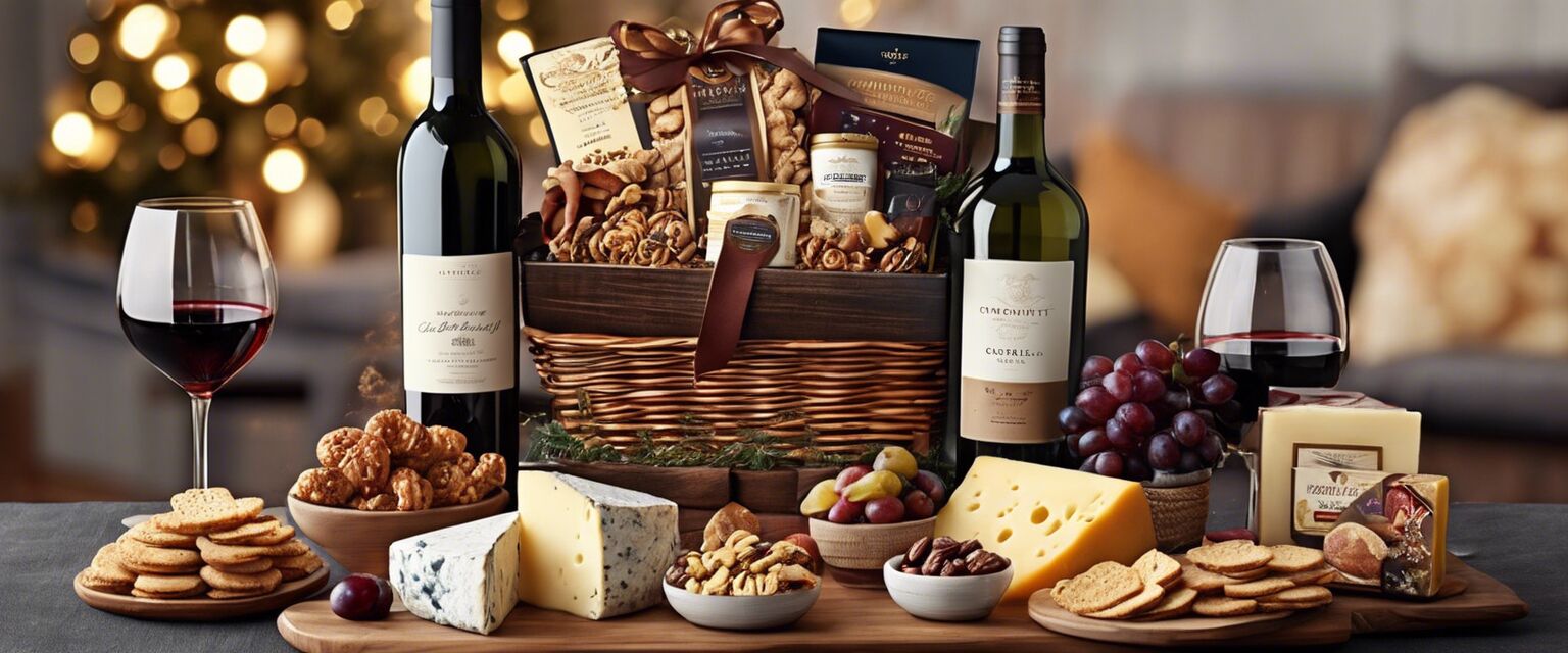 Gourmet gift basket